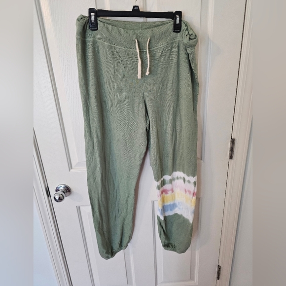 Sundry Women's Tie Dye Drawstring Waist Mid-Rise Tapered Sweatpants Size 4 (XL) - Picture 1 of 4